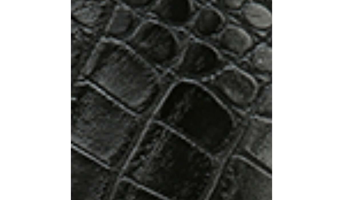 Franco Sarto Franco Harmond Block Heel Bootie Black Crocco