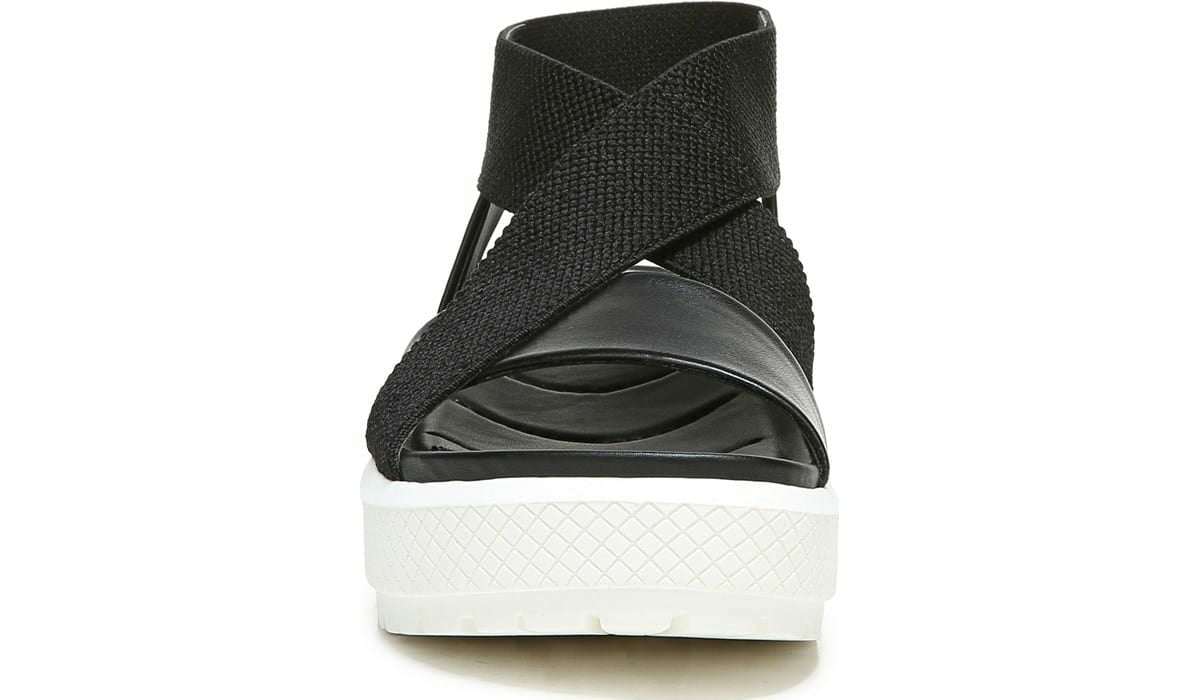 Franco Sarto Franco Niko Platform Sandal Black Leather