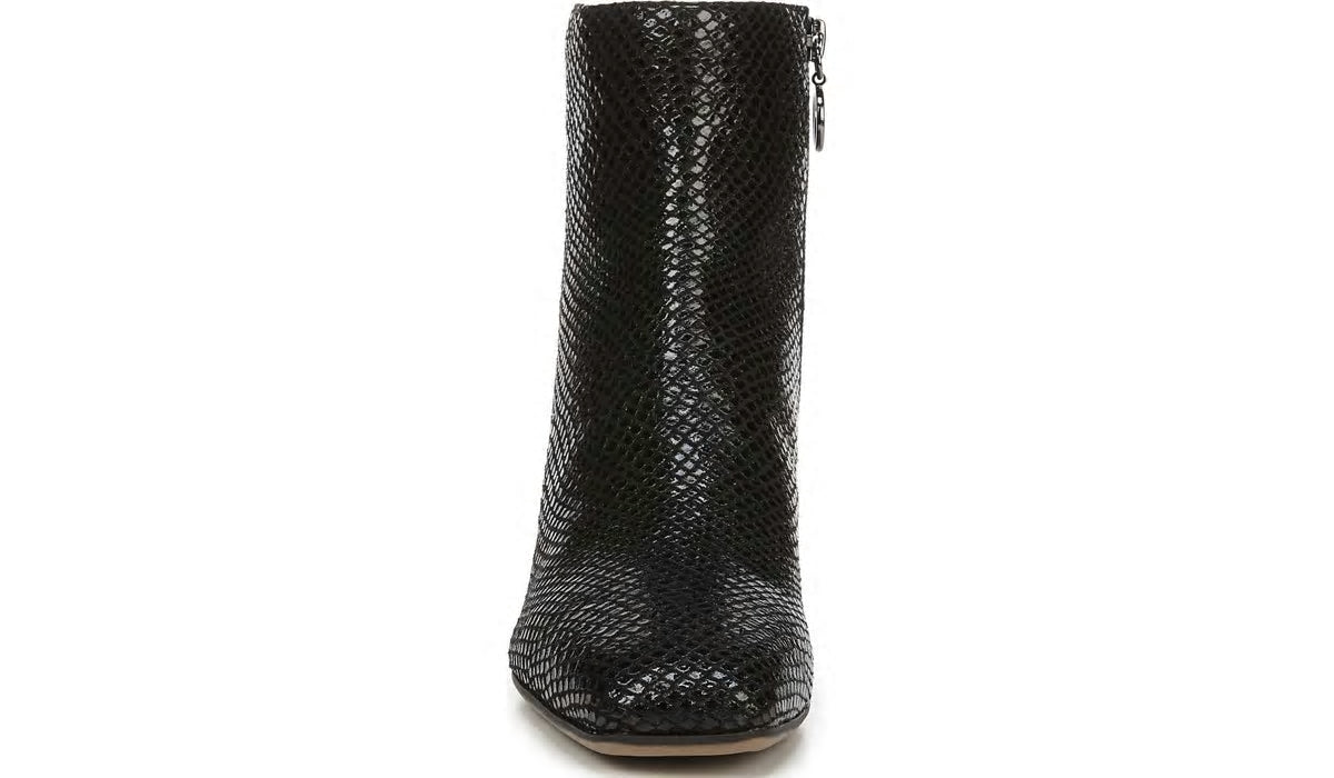 Franco Sarto Franco Marquee Bootie Black Snake Print Leather