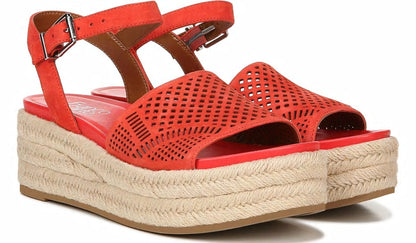 Franco Sarto Franco Tennia Espadrille Platform Sandal Tangelo Suede