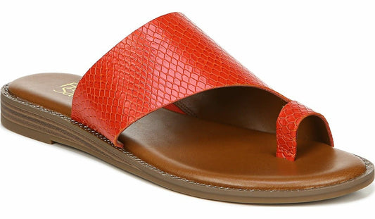 Franco Sarto Franco Gem Sandal Bright Orange Leather