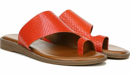 Franco Sarto Franco Gem Sandal Bright Orange Leather