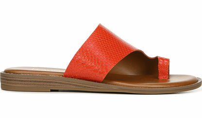 Franco Sarto Franco Gem Sandal Bright Orange Leather