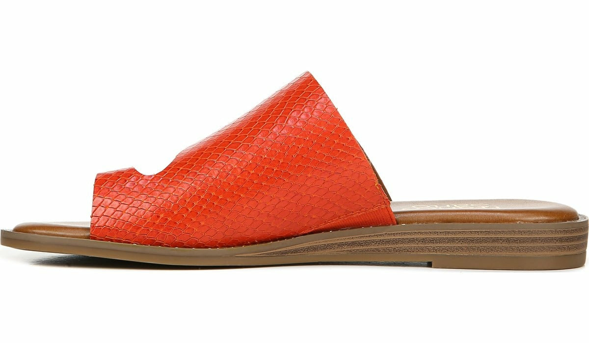 Franco Sarto Franco Gem Sandal Bright Orange Leather