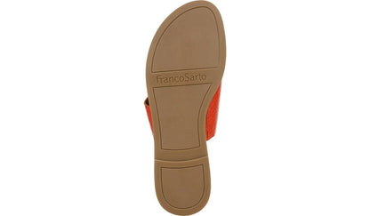 Franco Sarto Franco Gem Sandal Bright Orange Leather