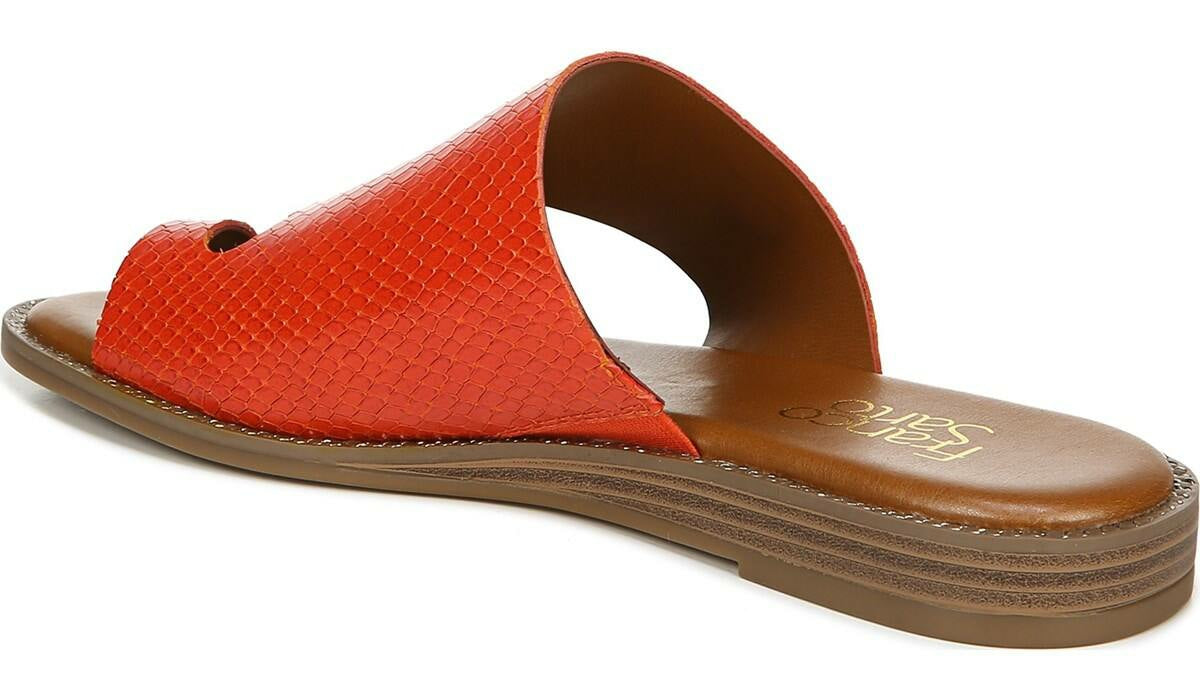 Franco Sarto Franco Gem Sandal Bright Orange Leather