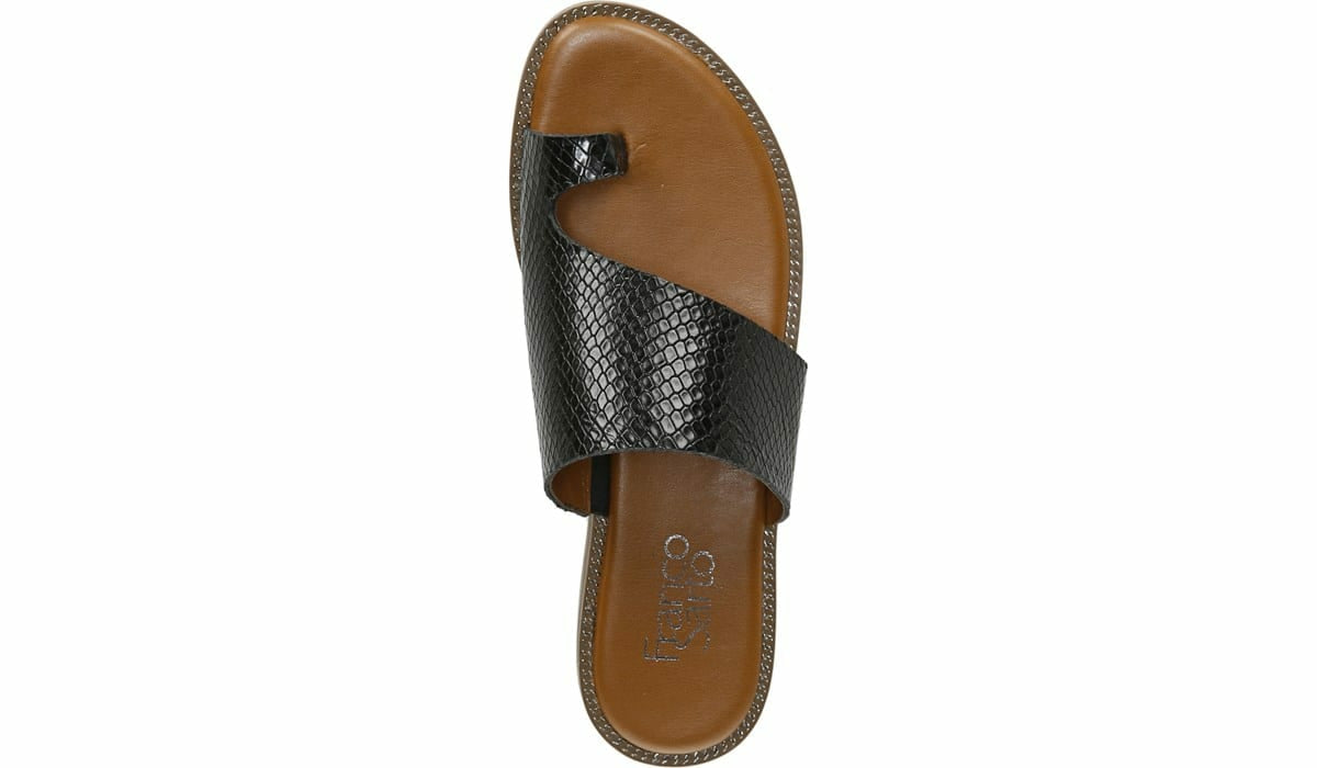 Franco Sarto Franco Gem Sandal Black Leather
