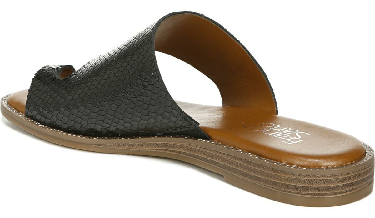 Franco Sarto Franco Gem Sandal Black Leather