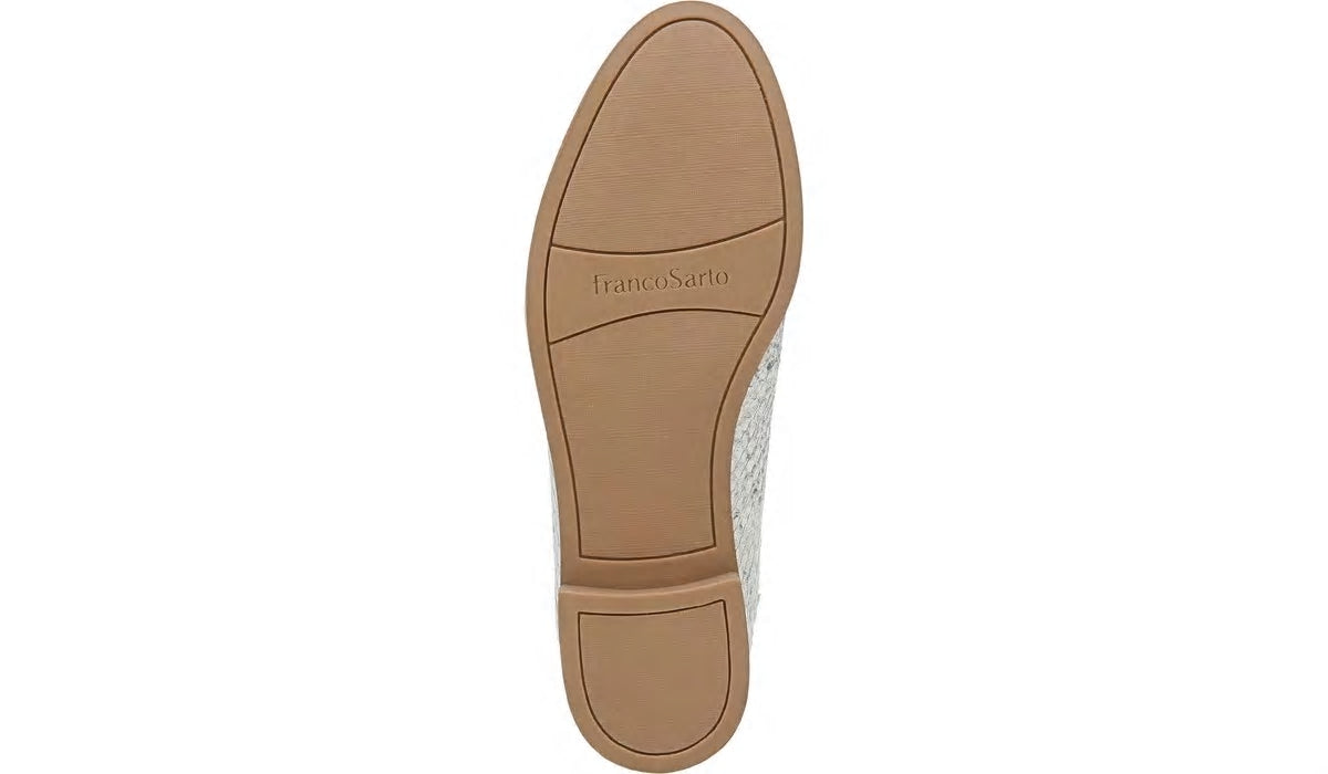 Franco Sarto Franco Hadden Loafer Natural Snake Print Leather