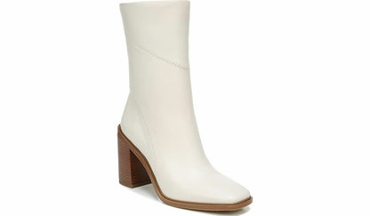 Franco Sarto Franco Stevie Block Heel Boot Putty Leather