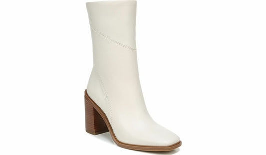 Franco Sarto Franco Stevie Block Heel Boot Putty Leather