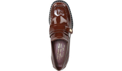 Franco Sarto Franco Rozette Loafer Dark Walnut Leather