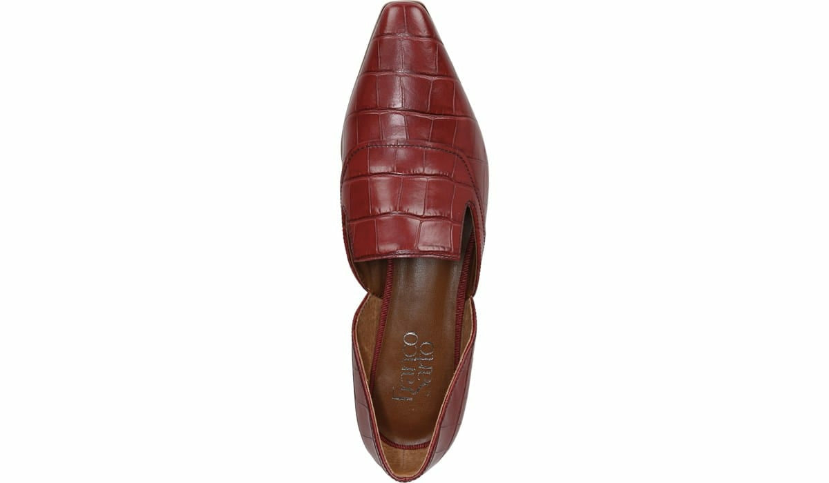 Franco Sarto Franco Artisan Loafer Dark Red Leather