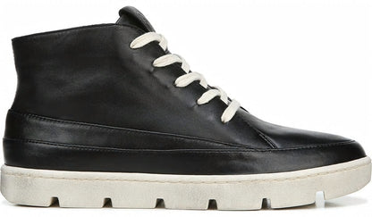 Franco Sarto Franco Pryce Mid Top Sneaker Black Leather