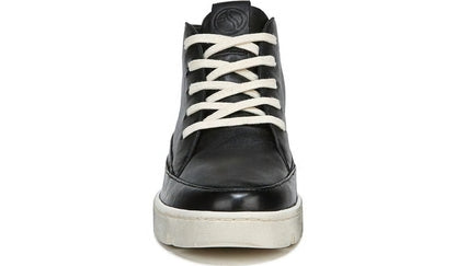 Franco Sarto Franco Pryce Mid Top Sneaker Black Leather