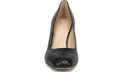 Franco Sarto Franco Gianna Pump Black Snake Print Fabric