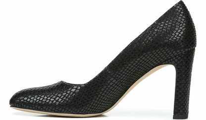 Franco Sarto Franco Gianna Pump Black Snake Print Fabric