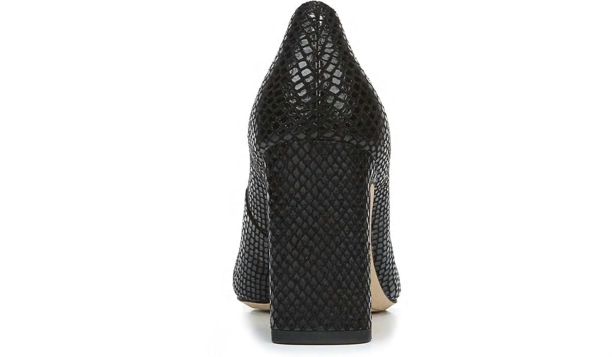 Franco Sarto Franco Gianna Pump Black Snake Print Fabric