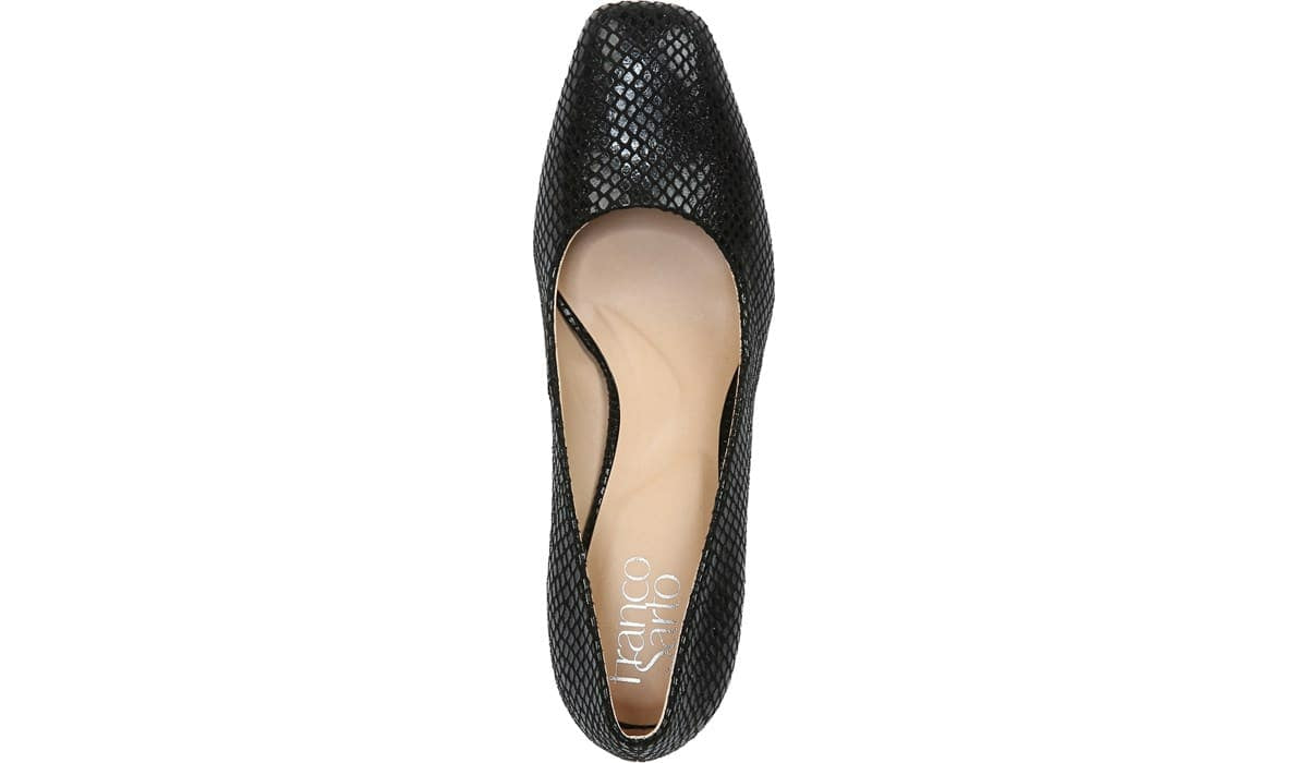 Franco Sarto Franco Gianna Pump Black Snake Print Fabric