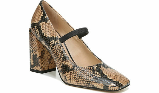 Franco Sarto Franco Halo Mary Jane Pump Beige Leather
