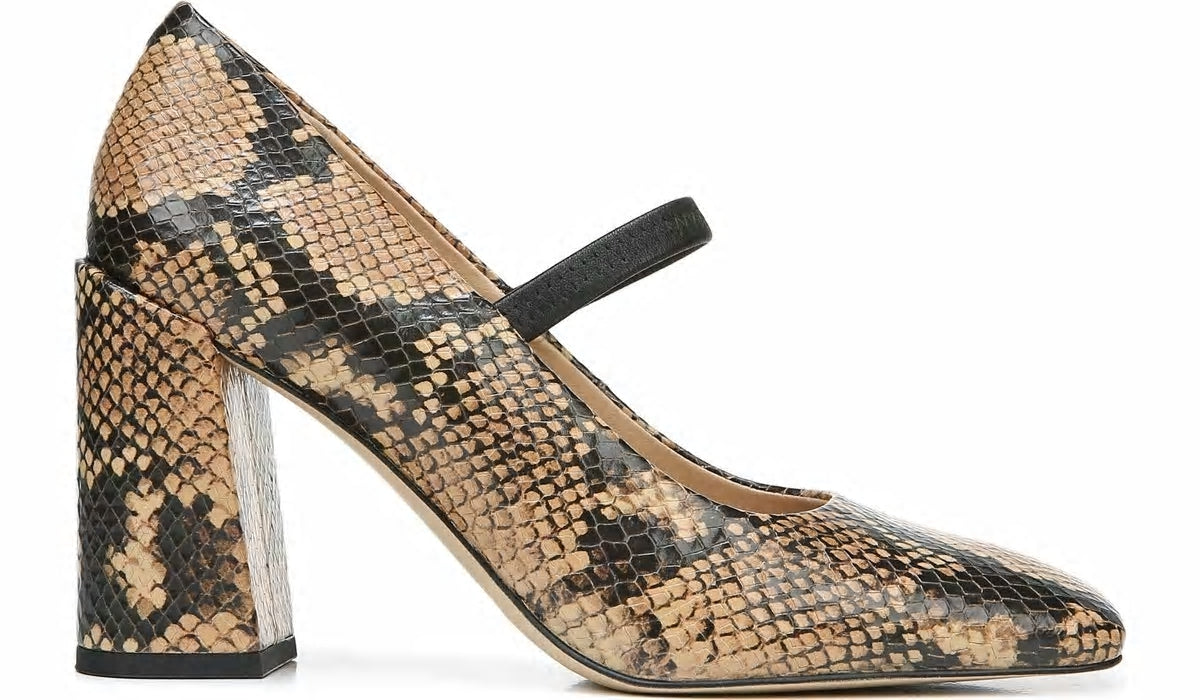 Franco Sarto Franco Halo Mary Jane Pump Beige Leather