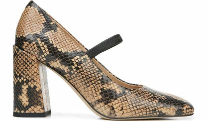 Franco Sarto Franco Halo Mary Jane Pump Beige Leather