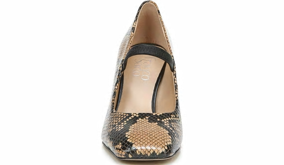 Franco Sarto Franco Halo Mary Jane Pump Beige Leather