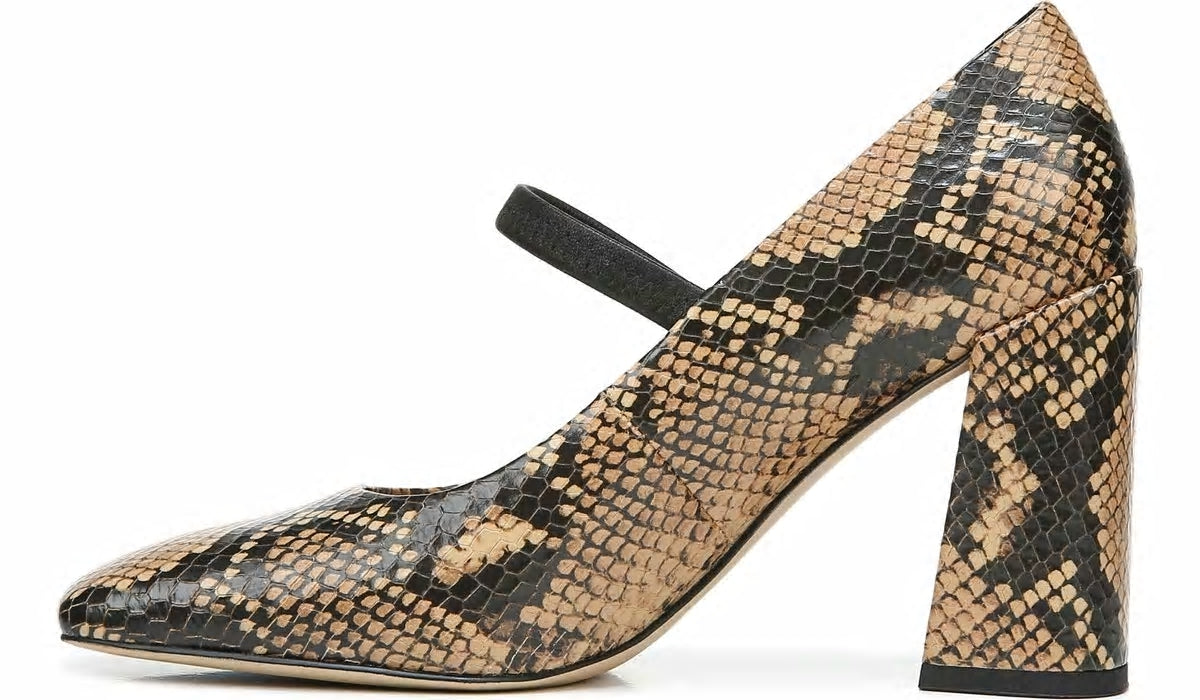 Franco Sarto Franco Halo Mary Jane Pump Beige Leather
