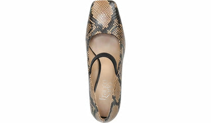 Franco Sarto Franco Halo Mary Jane Pump Beige Leather