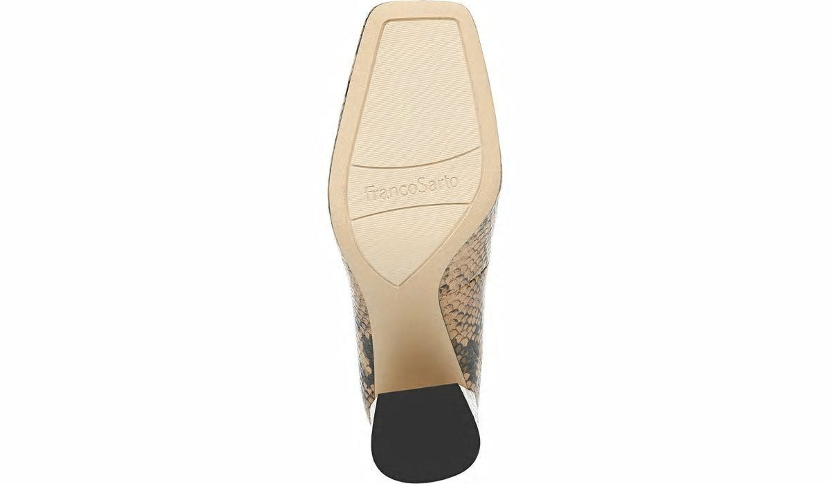 Franco Sarto Franco Halo Mary Jane Pump Beige Leather