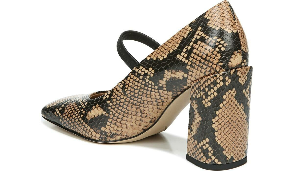 Franco Sarto Franco Halo Mary Jane Pump Beige Leather