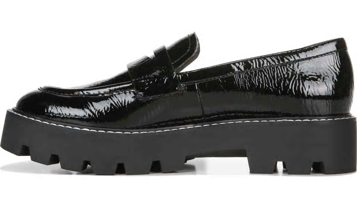 Franco Sarto Franco Balin Platform Loafer Black Patent