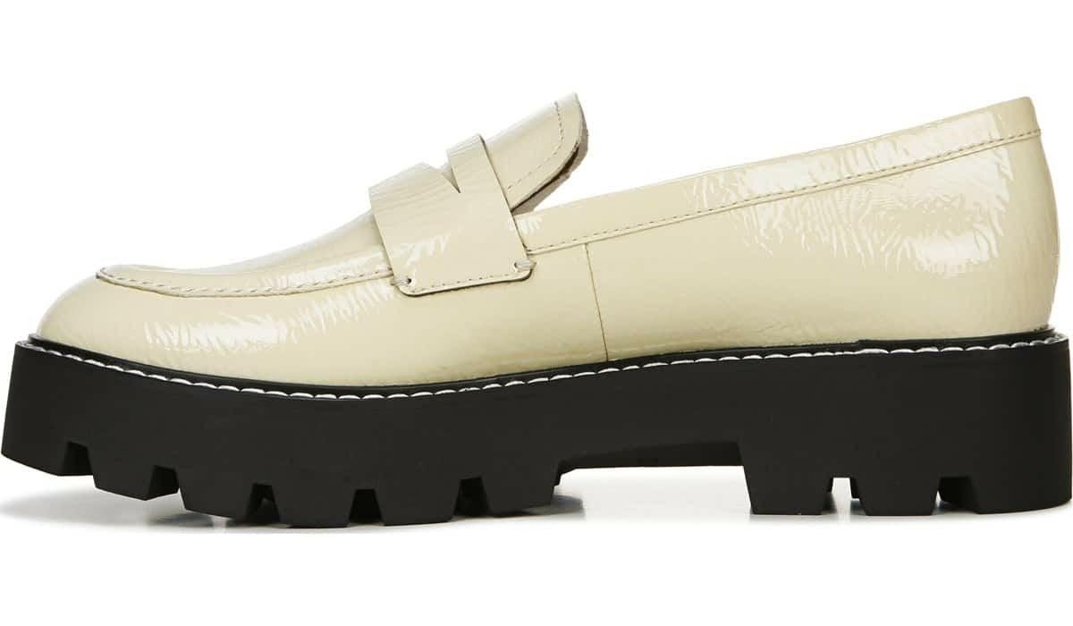 Franco Sarto Franco Balin Platform Loafer Putty Patent