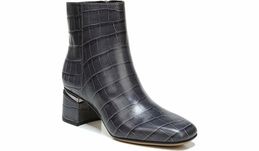 Franco Sarto Franco Marquee Bootie Grey Croco Print Leather
