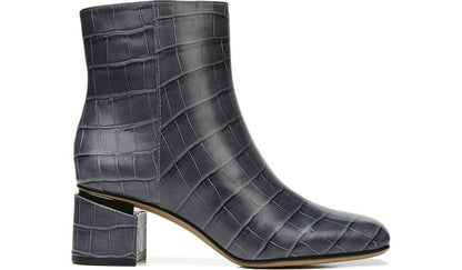 Franco Sarto Franco Marquee Bootie Grey Croco Print Leather