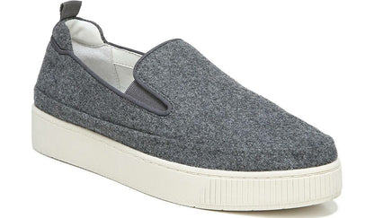 Franco Sarto Franco Homer 4 Platform Slip On Sneaker Grey Fabric