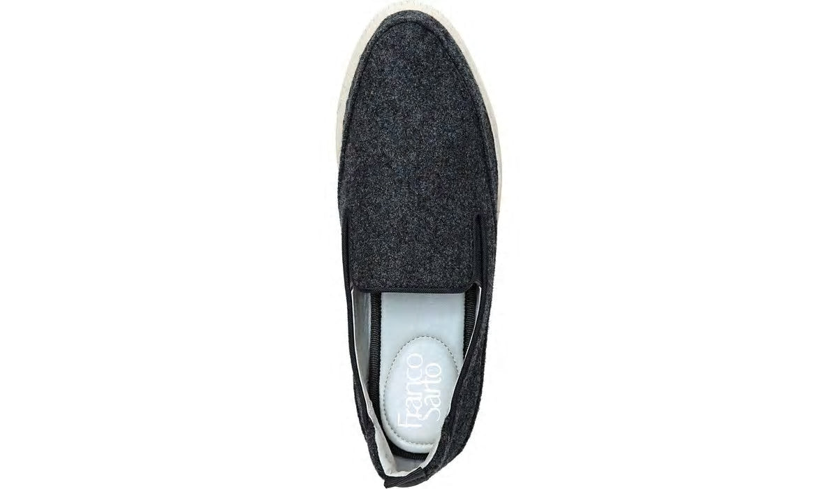 Franco Sarto Franco Homer 4 Platform Slip On Sneaker Grey Fabric