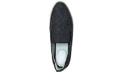 Franco Sarto Franco Homer 4 Platform Slip On Sneaker Grey Fabric