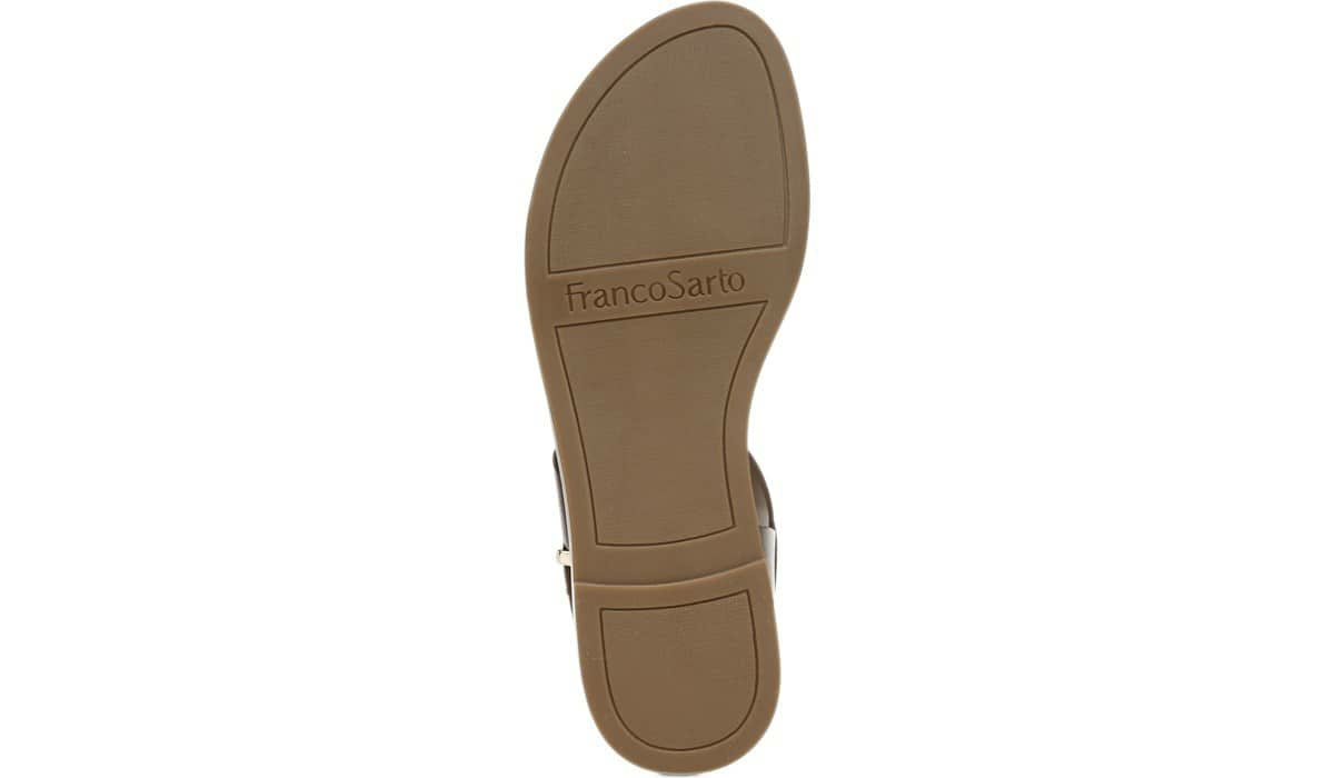 Franco Sarto Franco Glenni Sandal Dark Brown Leather