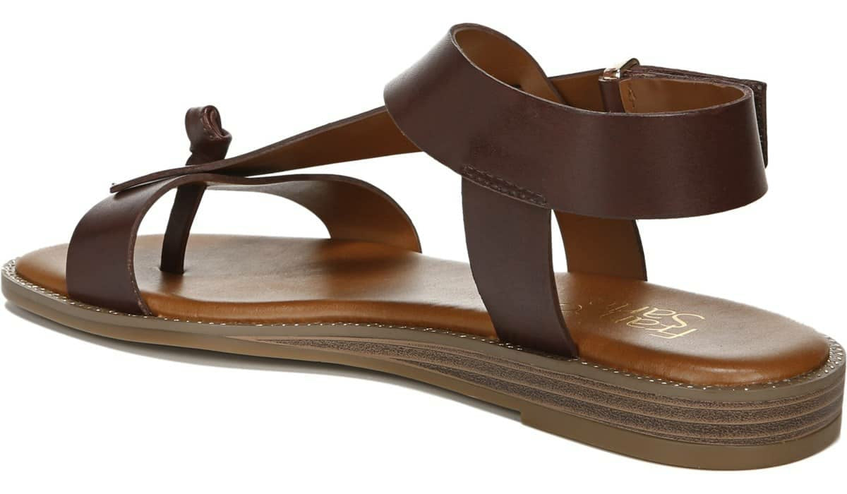 Franco Sarto Franco Glenni Sandal Dark Brown Leather