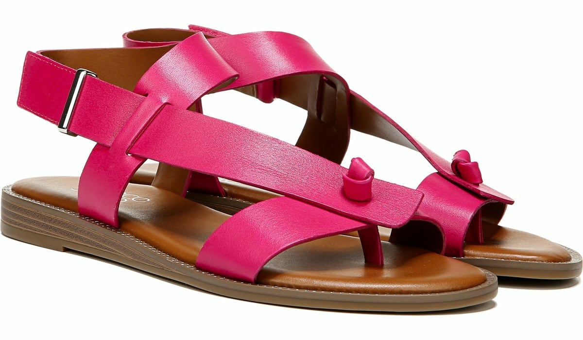 Franco Sarto Franco Glenni Sandal Fuschia Leather