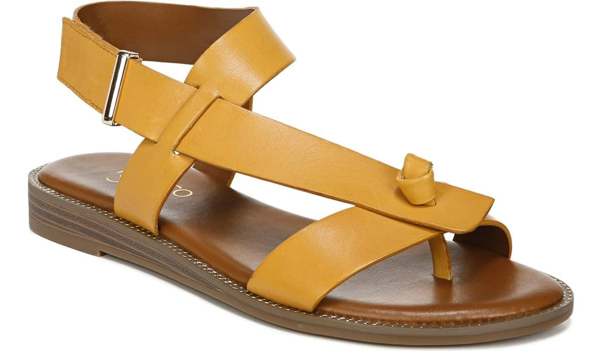 Franco Sarto Franco Glenni Sandal Golden Rod Leather