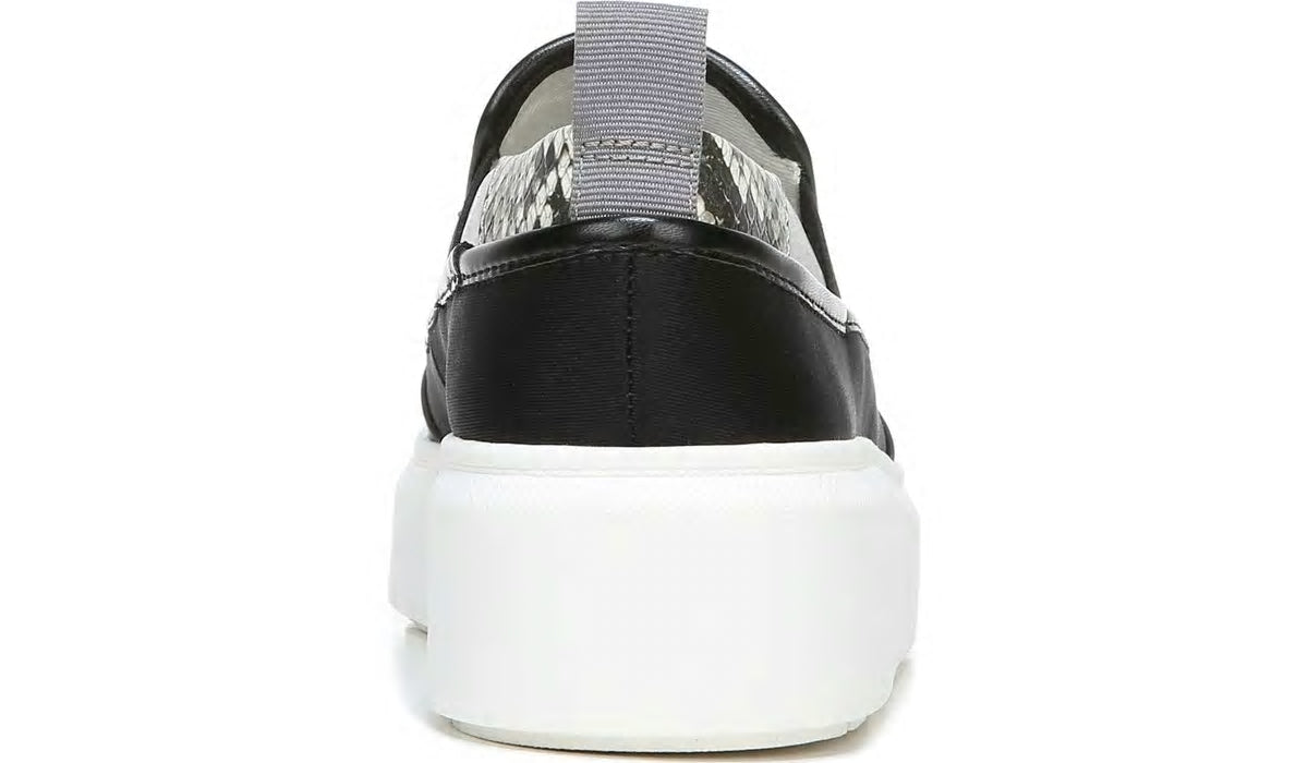 Franco Sarto Franco Lazer Platform Slip On Sneaker Black Fabric
