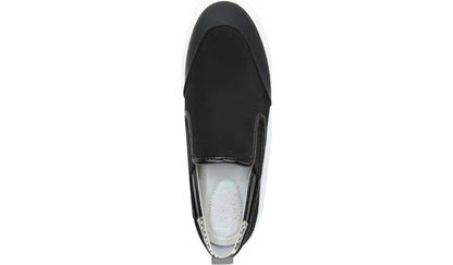 Franco Sarto Franco Lazer Platform Slip On Sneaker Black Fabric