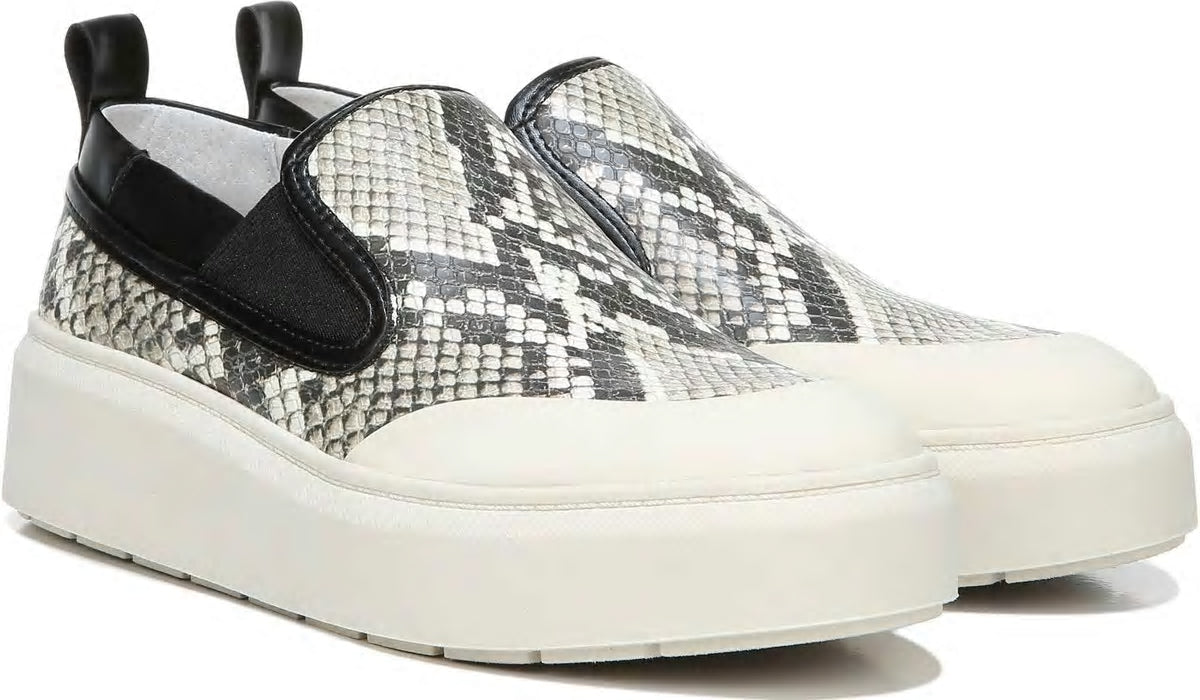 Franco Sarto Franco Lazer Platform Slip On Sneaker Roccia Faux Leather