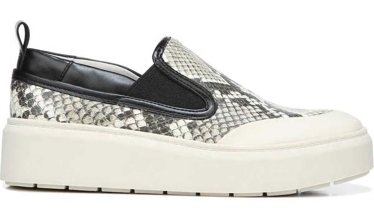 Franco Sarto Franco Lazer Platform Slip On Sneaker Roccia Faux Leather