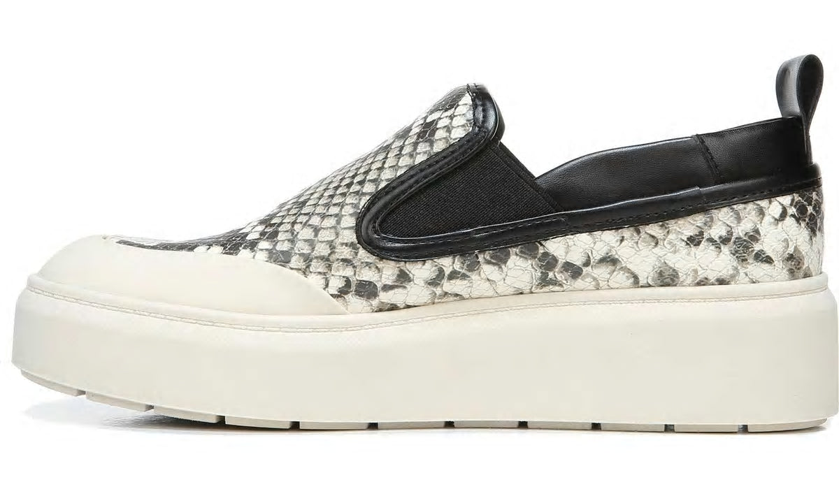 Franco Sarto Franco Lazer Platform Slip On Sneaker Roccia Faux Leather