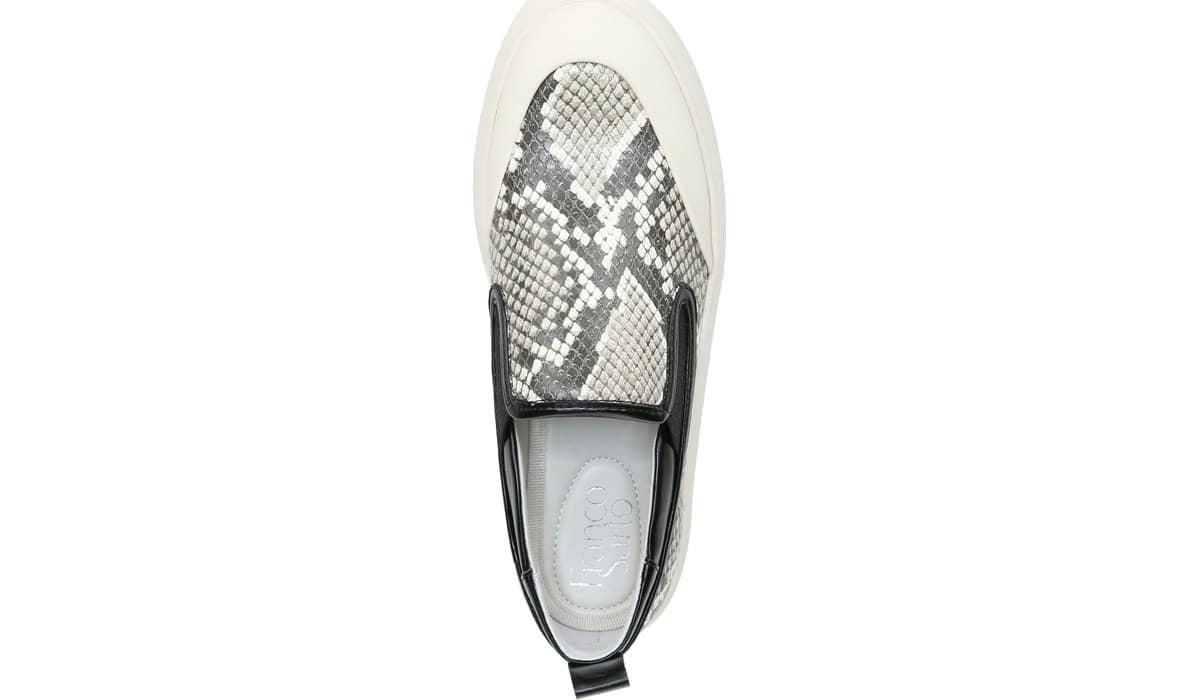 Franco Sarto Franco Lazer Platform Slip On Sneaker Roccia Faux Leather