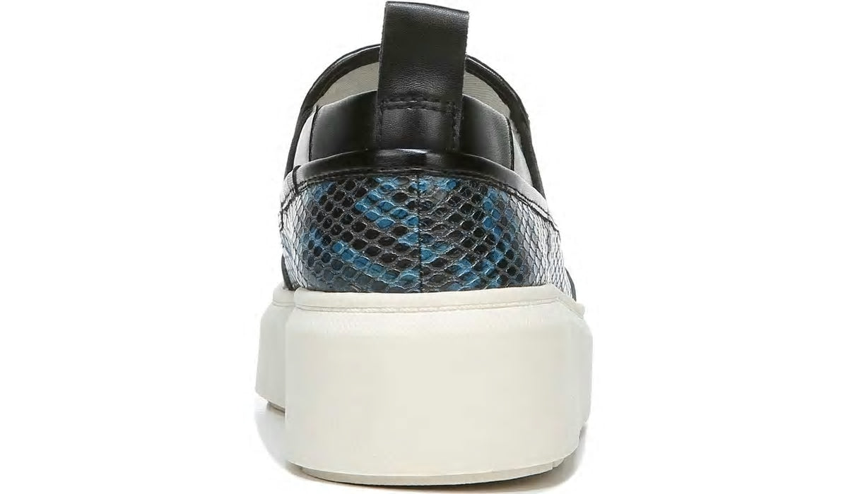 Franco Sarto Franco Lazer Platform Slip On Sneaker Pacific Blue Faux Leather