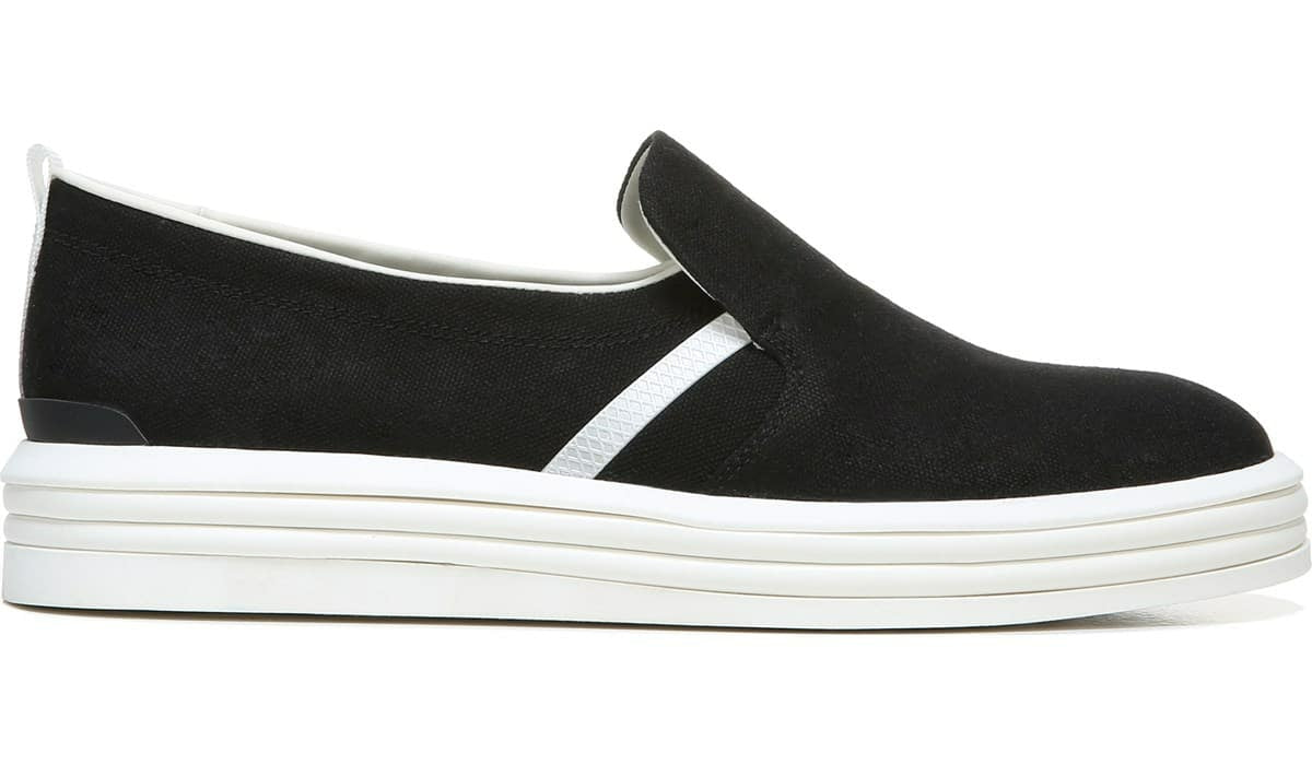 Franco Sarto Franco Maldives Slip On Sneaker Black Canvas